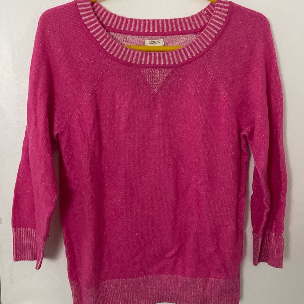 J. Crew sweater pink